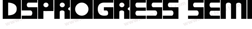 DSProgress SemiBold字体转换